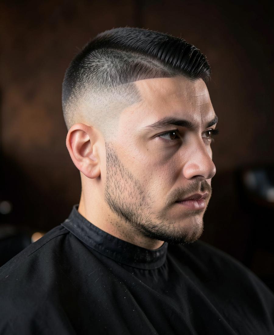 Corte hecho en el salón