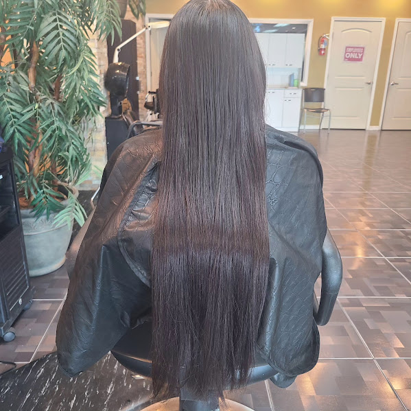 Keratin: smooth, shiny hair
